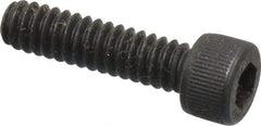 Unbrako - #10-24 UNC Hex Socket Drive, Socket Cap Screw - Alloy Steel, Black Oxide Finish, 3/4" Length Under Head - USA Tool & Supply