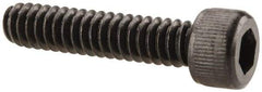 Unbrako - #10-24 UNC Hex Socket Drive, Socket Cap Screw - Alloy Steel, Black Oxide Finish, 7/8" Length Under Head - USA Tool & Supply