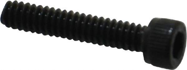 Unbrako - #10-24 UNC Hex Socket Drive, Socket Cap Screw - Alloy Steel, Black Oxide Finish, 1" Length Under Head - USA Tool & Supply