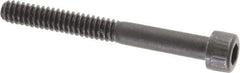 Unbrako - #10-24 UNC Hex Socket Drive, Socket Cap Screw - Alloy Steel, Black Oxide Finish, 1-3/4" Length Under Head - USA Tool & Supply