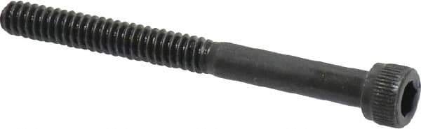 Unbrako - #10-24 UNC Hex Socket Drive, Socket Cap Screw - Alloy Steel, Black Oxide Finish, 2" Length Under Head - USA Tool & Supply