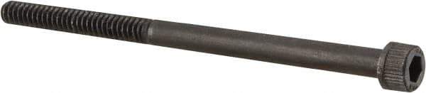 Unbrako - #10-24 UNC Hex Socket Drive, Socket Cap Screw - Alloy Steel, Black Oxide Finish, 3" Length Under Head - USA Tool & Supply