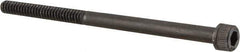 Unbrako - #10-24 UNC Hex Socket Drive, Socket Cap Screw - Alloy Steel, Black Oxide Finish, 3" Length Under Head - USA Tool & Supply