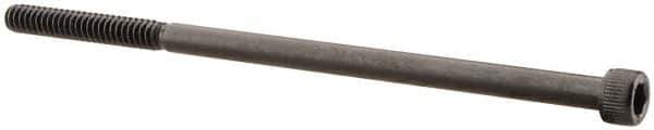 Unbrako - #10-24 UNC Hex Socket Drive, Socket Cap Screw - Alloy Steel, Black Oxide Finish, 4" Length Under Head - USA Tool & Supply
