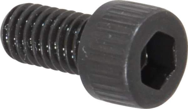 Unbrako - #10-32 UNF Hex Socket Drive, Socket Cap Screw - Alloy Steel, Black Oxide Finish, 3/8" Length Under Head - USA Tool & Supply