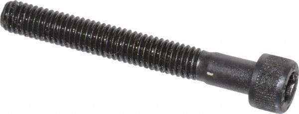 Unbrako - #10-32 UNF Hex Socket Drive, Socket Cap Screw - Alloy Steel, Black Oxide Finish, 1-1/2" Length Under Head - USA Tool & Supply