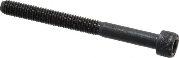 Unbrako - #10-32 UNF Hex Socket Drive, Socket Cap Screw - Alloy Steel, Black Oxide Finish, 2" Length Under Head - USA Tool & Supply