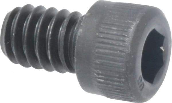 Unbrako - 1/4-20 UNC Hex Socket Drive, Socket Cap Screw - Alloy Steel, Black Oxide Finish, 3/8" Length Under Head - USA Tool & Supply