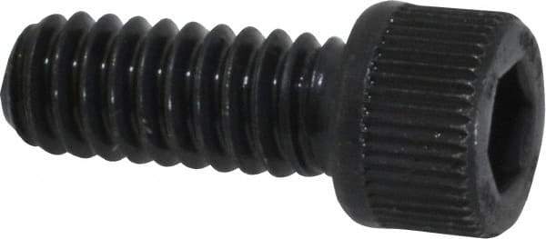 Unbrako - 1/4-20 UNC Hex Socket Drive, Socket Cap Screw - Alloy Steel, Black Oxide Finish, 5/8" Length Under Head - USA Tool & Supply