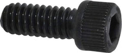 Unbrako - 1/4-20 UNC Hex Socket Drive, Socket Cap Screw - Alloy Steel, Black Oxide Finish, 5/8" Length Under Head - USA Tool & Supply