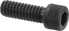 Unbrako - 1/4-20 UNC Hex Socket Drive, Socket Cap Screw - Alloy Steel, Black Oxide Finish, 3/4" Length Under Head - USA Tool & Supply