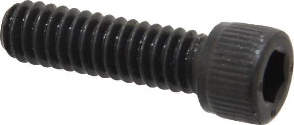 Unbrako - 1/4-20 UNC Hex Socket Drive, Socket Cap Screw - Alloy Steel, Black Oxide Finish, 7/8" Length Under Head - USA Tool & Supply