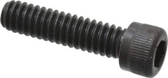 Unbrako - 1/4-20 UNC Hex Socket Drive, Socket Cap Screw - Alloy Steel, Black Oxide Finish, 1" Length Under Head - USA Tool & Supply
