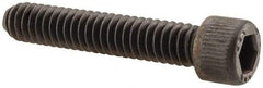 Unbrako - 1/4-20 UNC Hex Socket Drive, Socket Cap Screw - Alloy Steel, Black Oxide Finish, 1-3/8" Length Under Head - USA Tool & Supply