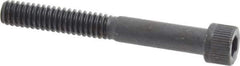 Unbrako - 1/4-20 UNC Hex Socket Drive, Socket Cap Screw - Alloy Steel, Black Oxide Finish, 2" Length Under Head - USA Tool & Supply
