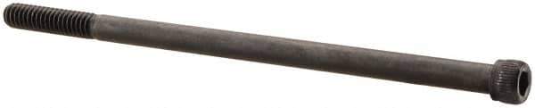Unbrako - 1/4-20 UNC Hex Socket Drive, Socket Cap Screw - Alloy Steel, Black Oxide Finish, 5" Length Under Head - USA Tool & Supply