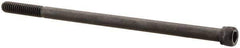Unbrako - 1/4-20 UNC Hex Socket Drive, Socket Cap Screw - Alloy Steel, Black Oxide Finish, 5" Length Under Head - USA Tool & Supply