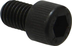 Unbrako - 1/4-28 UNF Hex Socket Drive, Socket Cap Screw - Alloy Steel, Black Oxide Finish, 3/8" Length Under Head - USA Tool & Supply