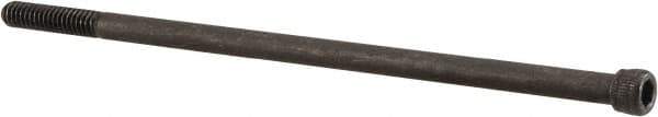 Unbrako - 1/4-20 UNC Hex Socket Drive, Socket Cap Screw - Alloy Steel, Black Oxide Finish, 6" Length Under Head - USA Tool & Supply