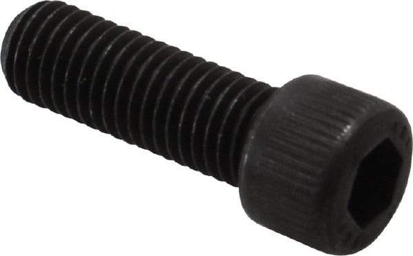 Unbrako - 1/4-28 UNF Hex Socket Drive, Socket Cap Screw - Alloy Steel, Black Oxide Finish, 3/4" Length Under Head - USA Tool & Supply