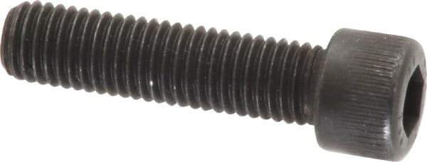 Unbrako - 1/4-28 UNF Hex Socket Drive, Socket Cap Screw - Alloy Steel, Black Oxide Finish, 1" Length Under Head - USA Tool & Supply