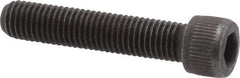 Unbrako - 1/4-28 UNF Hex Socket Drive, Socket Cap Screw - Alloy Steel, Black Oxide Finish, 1-1/4" Length Under Head - USA Tool & Supply
