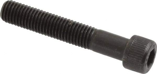 Unbrako - 1/4-28 UNF Hex Socket Drive, Socket Cap Screw - Alloy Steel, Black Oxide Finish, 1-1/2" Length Under Head - USA Tool & Supply