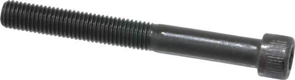 Unbrako - 1/4-28 UNF Hex Socket Drive, Socket Cap Screw - Alloy Steel, Black Oxide Finish, 2-1/4" Length Under Head - USA Tool & Supply