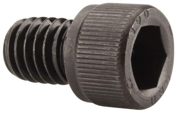 Unbrako - 3/8-16 UNC Hex Socket Drive, Socket Cap Screw - Alloy Steel, Black Oxide Finish, 1/2" Length Under Head - USA Tool & Supply