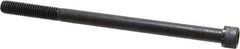Unbrako - 3/8-16 UNC Hex Socket Drive, Socket Cap Screw - Alloy Steel, Black Oxide Finish, 6" Length Under Head - USA Tool & Supply