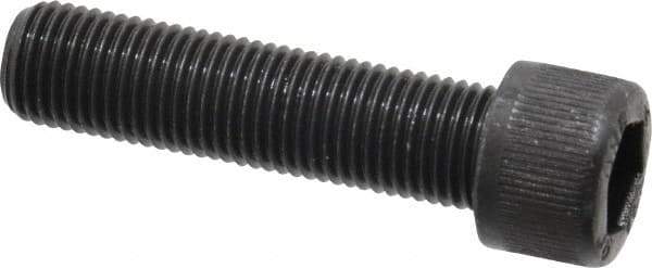 Unbrako - 3/8-24 UNF Hex Socket Drive, Socket Cap Screw - Alloy Steel, Black Oxide Finish, 1-1/2" Length Under Head - USA Tool & Supply