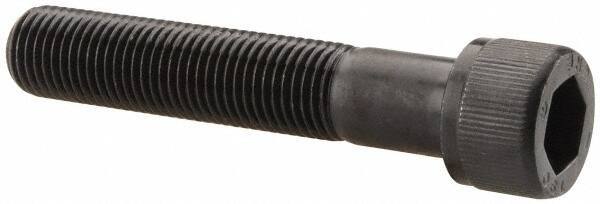 Unbrako - 3/8-24 UNF Hex Socket Drive, Socket Cap Screw - Alloy Steel, Black Oxide Finish, 2" Length Under Head - USA Tool & Supply
