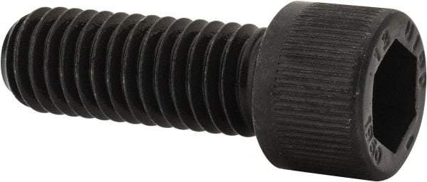 Unbrako - 7/16-14 UNC Hex Socket Drive, Socket Cap Screw - Alloy Steel, Black Oxide Finish, 1-1/4" Length Under Head - USA Tool & Supply