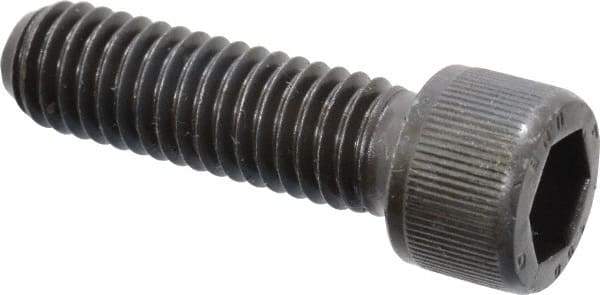 Unbrako - 7/16-14 UNC Hex Socket Drive, Socket Cap Screw - Alloy Steel, Black Oxide Finish, 1-1/2" Length Under Head - USA Tool & Supply