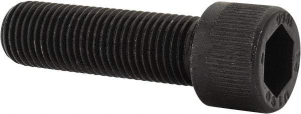 Unbrako - 7/16-20 UNF Hex Socket Drive, Socket Cap Screw - Alloy Steel, Black Oxide Finish, 1-1/2" Length Under Head - USA Tool & Supply