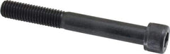 Unbrako - 1/2-13 UNC Hex Socket Drive, Socket Cap Screw - Alloy Steel, Black Oxide Finish, 4" Length Under Head - USA Tool & Supply