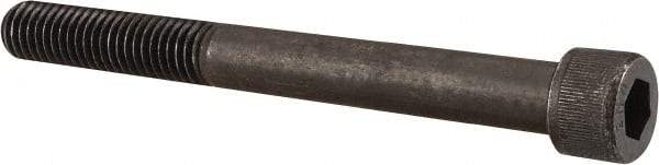 Unbrako - 1/2-13 UNC Hex Socket Drive, Socket Cap Screw - Alloy Steel, Black Oxide Finish, 4-1/2" Length Under Head - USA Tool & Supply