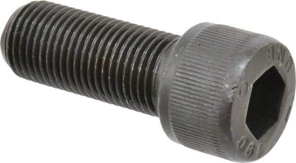 Unbrako - 1/2-20 UNF Hex Socket Drive, Socket Cap Screw - Alloy Steel, Black Oxide Finish, 1-1/4" Length Under Head - USA Tool & Supply