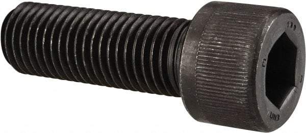 Unbrako - 7/8-9 UNC Hex Socket Drive, Socket Cap Screw - Alloy Steel, Black Oxide Finish, 2" Length Under Head - USA Tool & Supply