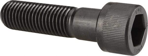 Unbrako - 7/8-9 UNC Hex Socket Drive, Socket Cap Screw - Alloy Steel, Black Oxide Finish, 3-1/4" Length Under Head - USA Tool & Supply
