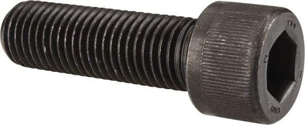 Unbrako - 1-8 UNC Hex Socket Drive, Socket Cap Screw - Alloy Steel, Black Oxide Finish, 3-1/4" Length Under Head - USA Tool & Supply