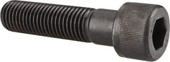 Unbrako - 1-8 UNC Hex Socket Drive, Socket Cap Screw - Alloy Steel, Black Oxide Finish, 4" Length Under Head - USA Tool & Supply
