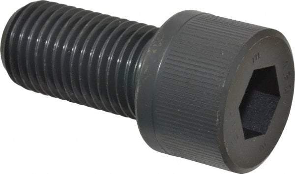 Unbrako - 1-1/4 - 7 UNC Hex Socket Drive, Socket Cap Screw - Alloy Steel, Black Oxide Finish, 2-1/2" Length Under Head - USA Tool & Supply