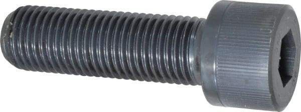 Unbrako - 1-1/4 - 7 UNC Hex Socket Drive, Socket Cap Screw - Alloy Steel, Black Oxide Finish, 4" Length Under Head - USA Tool & Supply