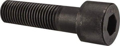 Unbrako - 1-1/4 - 7 UNC Hex Socket Drive, Socket Cap Screw - Alloy Steel, Black Oxide Finish, 4-1/2" Length Under Head - USA Tool & Supply