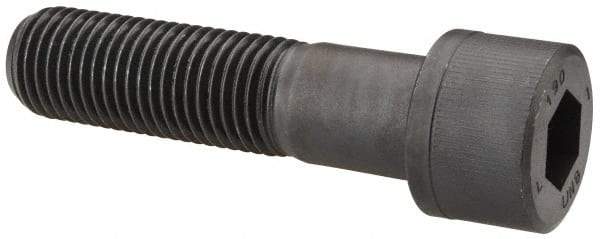 Unbrako - 1-1/4 - 7 UNC Hex Socket Drive, Socket Cap Screw - Alloy Steel, Black Oxide Finish, 5" Length Under Head - USA Tool & Supply