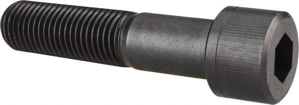 Unbrako - 1-1/4 - 7 UNC Hex Socket Drive, Socket Cap Screw - Alloy Steel, Black Oxide Finish, 5-1/2" Length Under Head - USA Tool & Supply