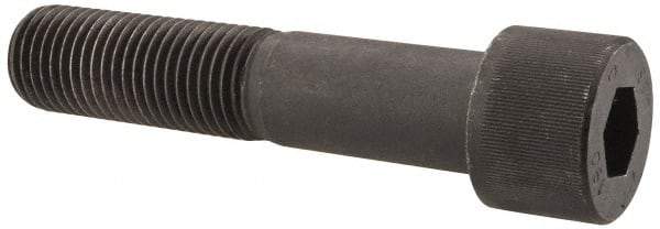 Unbrako - 1-1/4 - 7 UNC Hex Socket Drive, Socket Cap Screw - Alloy Steel, Black Oxide Finish, 6" Length Under Head - USA Tool & Supply