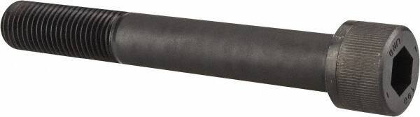 Unbrako - 1-1/4 - 7 UNC Hex Socket Drive, Socket Cap Screw - Alloy Steel, Black Oxide Finish, 9" Length Under Head - USA Tool & Supply
