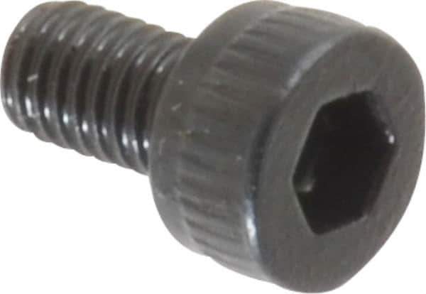 Unbrako - M3x0.50 Metric Coarse Hex Socket Drive, Socket Cap Screw - Grade 12.9 Alloy Steel, Black Oxide Finish, 5mm Length Under Head - USA Tool & Supply